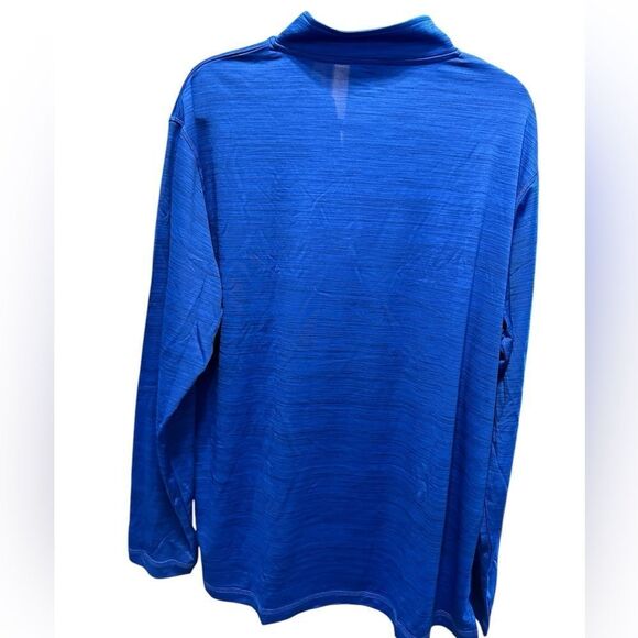 NWT Top Of The World Blue Kansas Jayhawks Quarter-Zip Pullover with Logo Size L - Picture 5 of 6